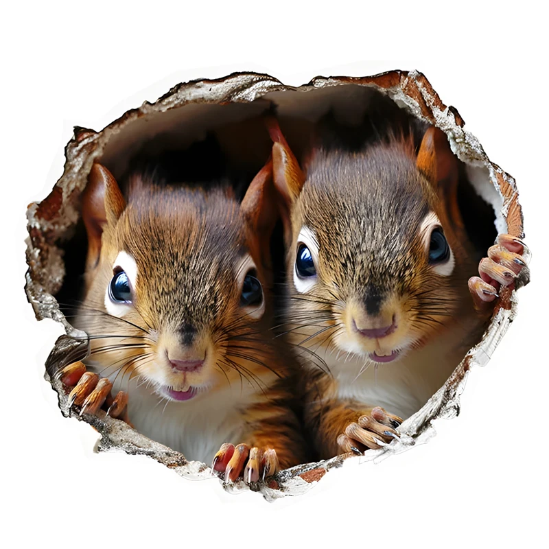 

Виниловые наклейки с белками для стены