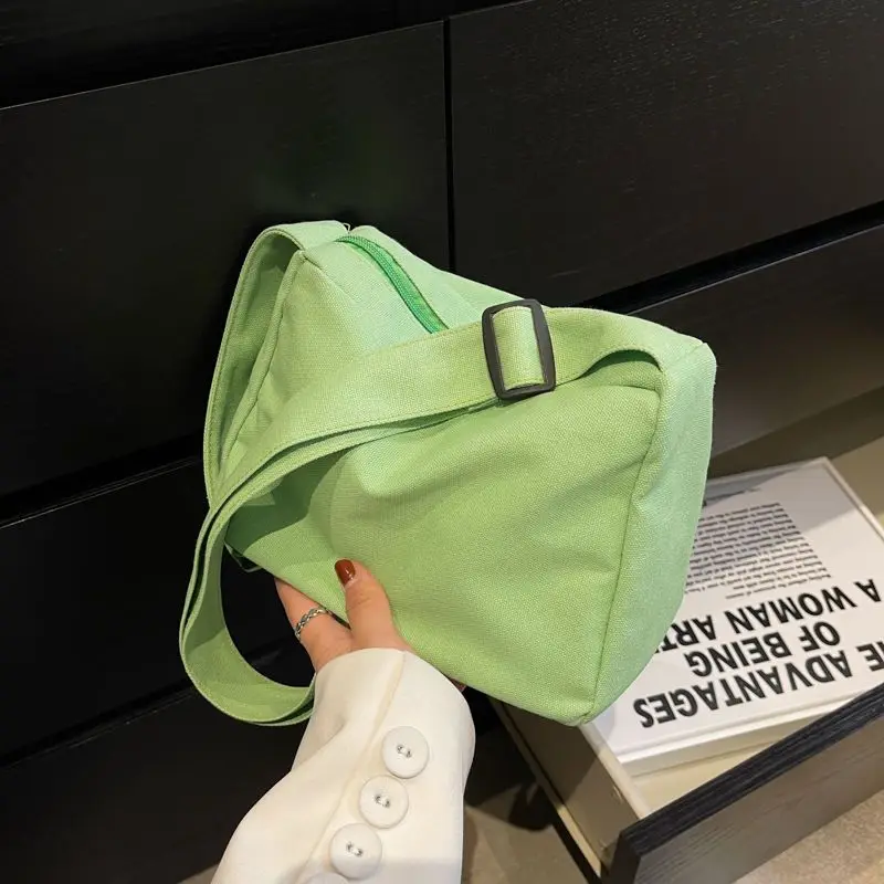 

College Students of Class 2023 New Tide Oblique Satchel Joker High-capacity Canvas Bag