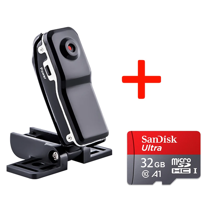 Мини-камера MD80, компактная полицейская карманная мини-видеокамера, носимая на велосипеде, портативный видеорегистратор, микрокамера, мини-камера