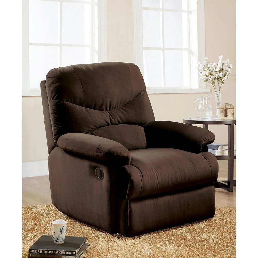 

Arcadia Glider Recliner (Motion) in Chocolate Microfiber 00635