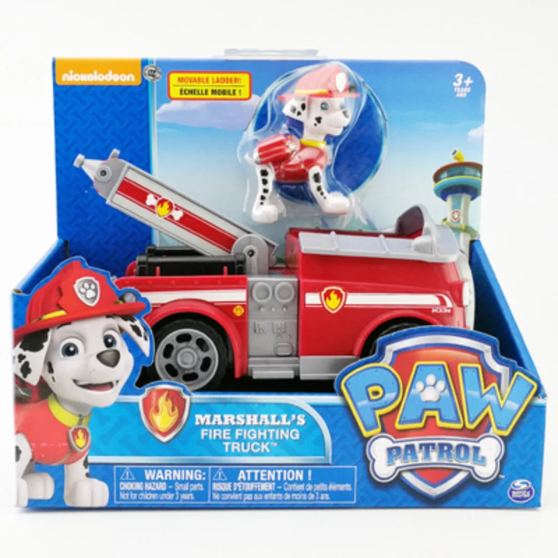 

Paw Patrol Marshall Toy Car Rescue Car Patrulla Canina Modeling Kids Birthday Gift Inertia Chase Skye Rocky Figure Toy Indoor