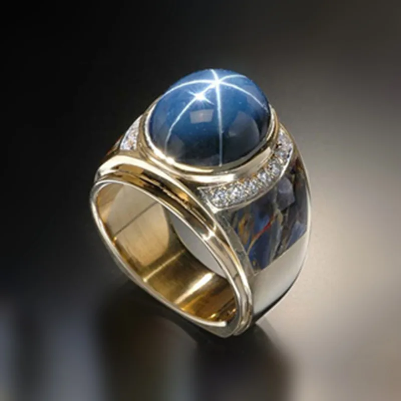 кольцо мужское кольца для подростков бижутериКольца мужские с сапфировой
