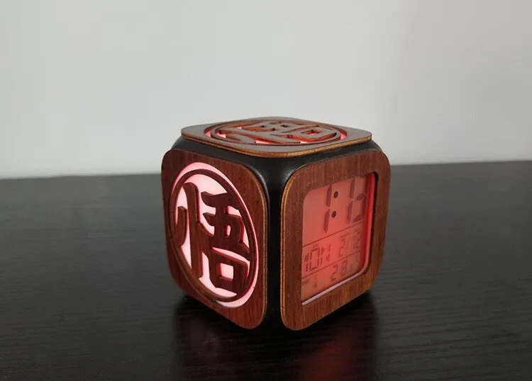 Новые будильники Dragon Ball Son Goku, аниме-ночник 3D с изменением цвета, 7 светодиодов, настольный светильник, декор для дома, мультяшный подарок для детей (art.: 3920d89ca72d1) - 3920d89ca72d1