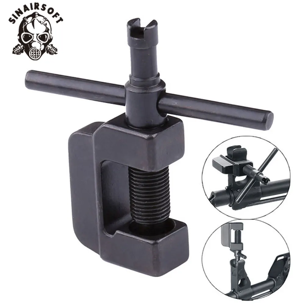 

Sinairsoft тактический инструмент для Переднего Вида Регулировка стали AK 47 SKS 7,62x39 мм винтовка военный страйкбол передний регулировочный стальн...