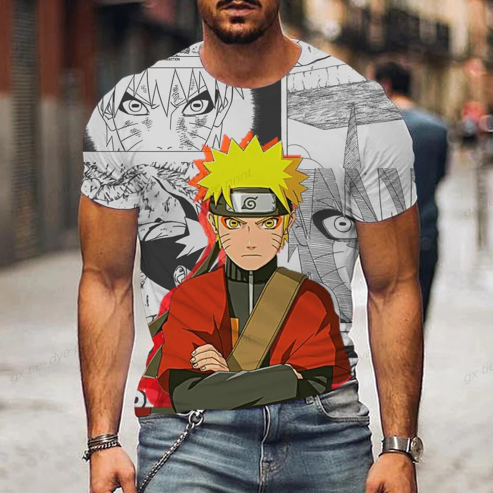 

Naruto cartoon Japanese cartoon Narutos printed T-shirt Men's T-shirt Summer Harajuku T-shirt Unisex s-6xl top 100-160