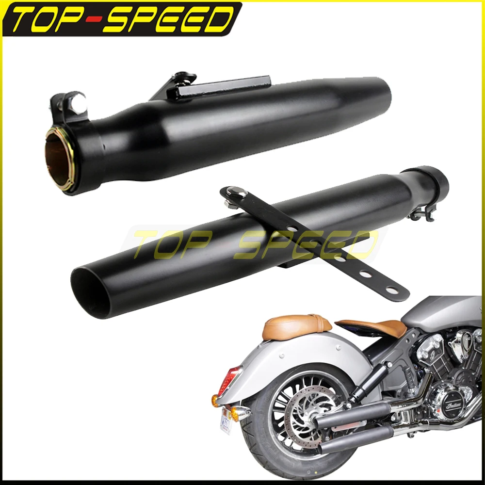 Универсальный мотоциклетный конический выхлопной глушитель ретро-глушители