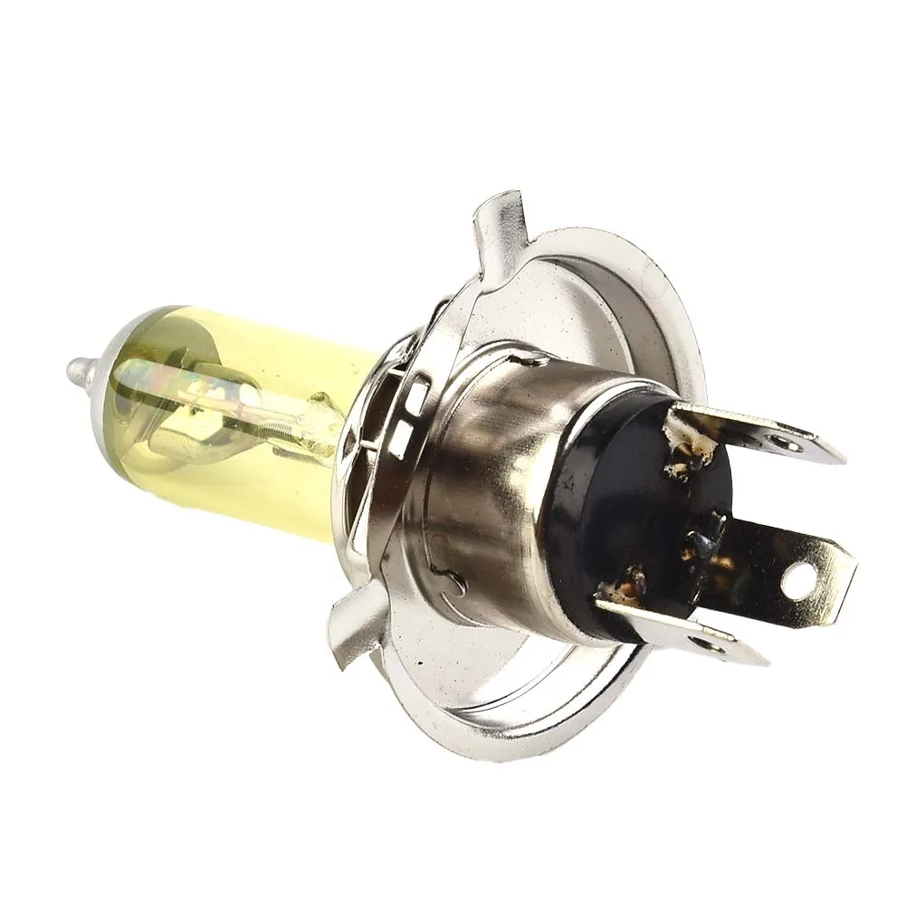 

Car Auto 55W Halogen Headlamp Bulb Lamp Waterproof DC 12V 6A H4 Xenon Headlight Yellow 1pcs Vibration Resistant New
