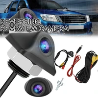 new 1pc car reversing rear view camera durable waterproof 170 degrees vehicle mounted parking backup cam for cars trucks rv