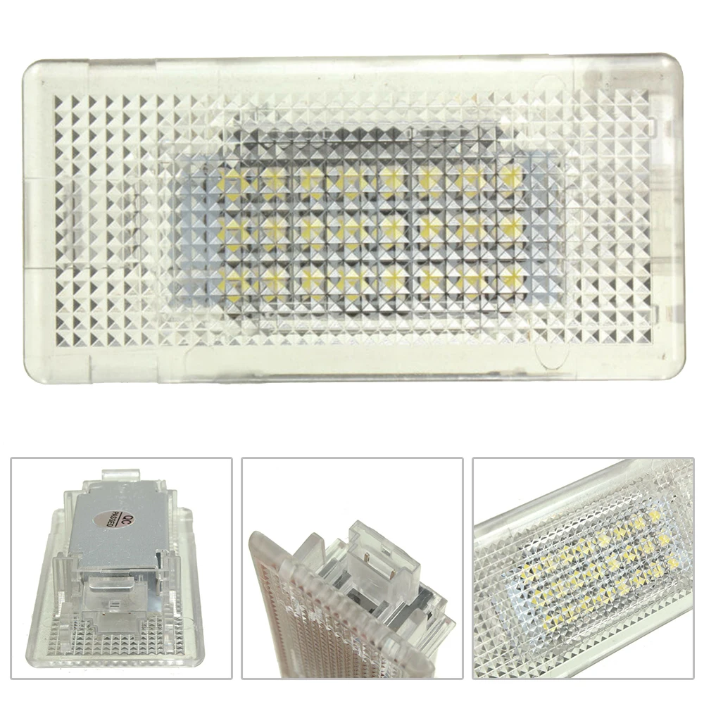 

Footwell крышка багажника светильник 24LED внутренняя лампа пластиковая запасная белая перчатка для BMW E90 E92 E66 E39 прочная
