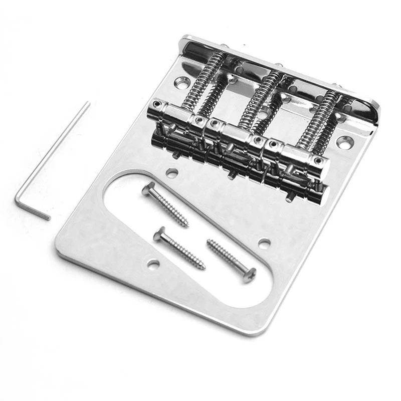 

6 Saddles TL Chrome Guitar Bridge Modern Electric Guitar Saddle Bridge For Telecaster For Guitar Replacement Parts