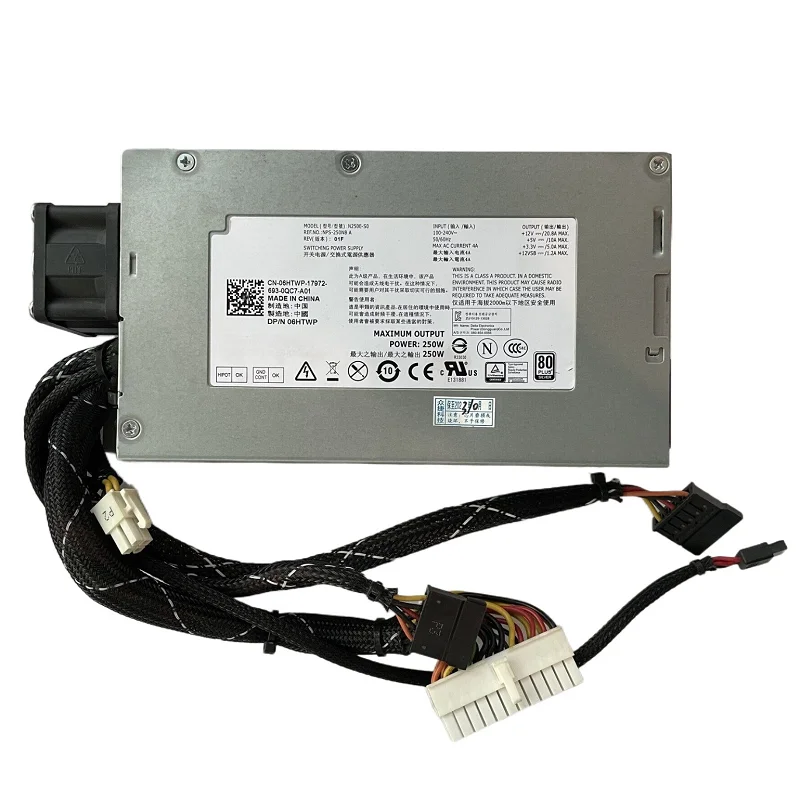 Для Dell R210 R220 250W Power Supply L250E-S0 V38RM C627N N250E-S0 A 6HTWP Для Dell R210 R220 250W Power Supply L250E-S0 V38RM C627N N250E-S0 A 6HTWP