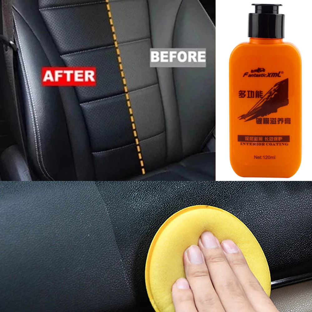 

Car Leather Refurbishment Cream Long-lasting Protection Car Interior Vinyl Repair Kit