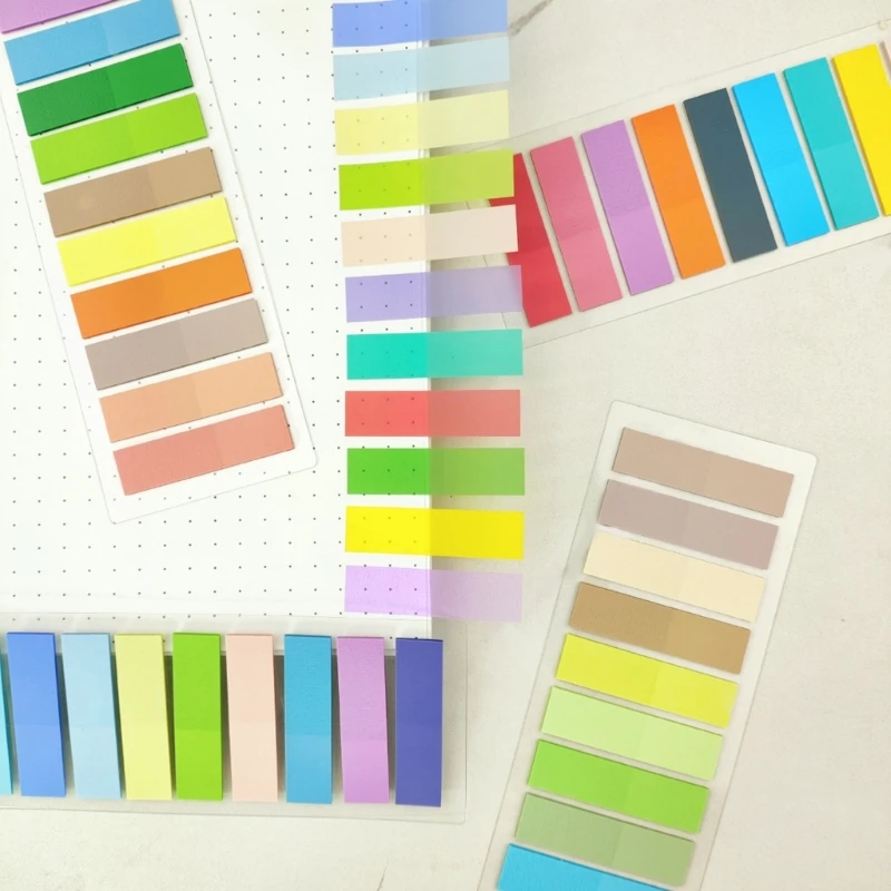 2000-4200 шт. многоцветные индексные наклейки с линейкой для переплетения