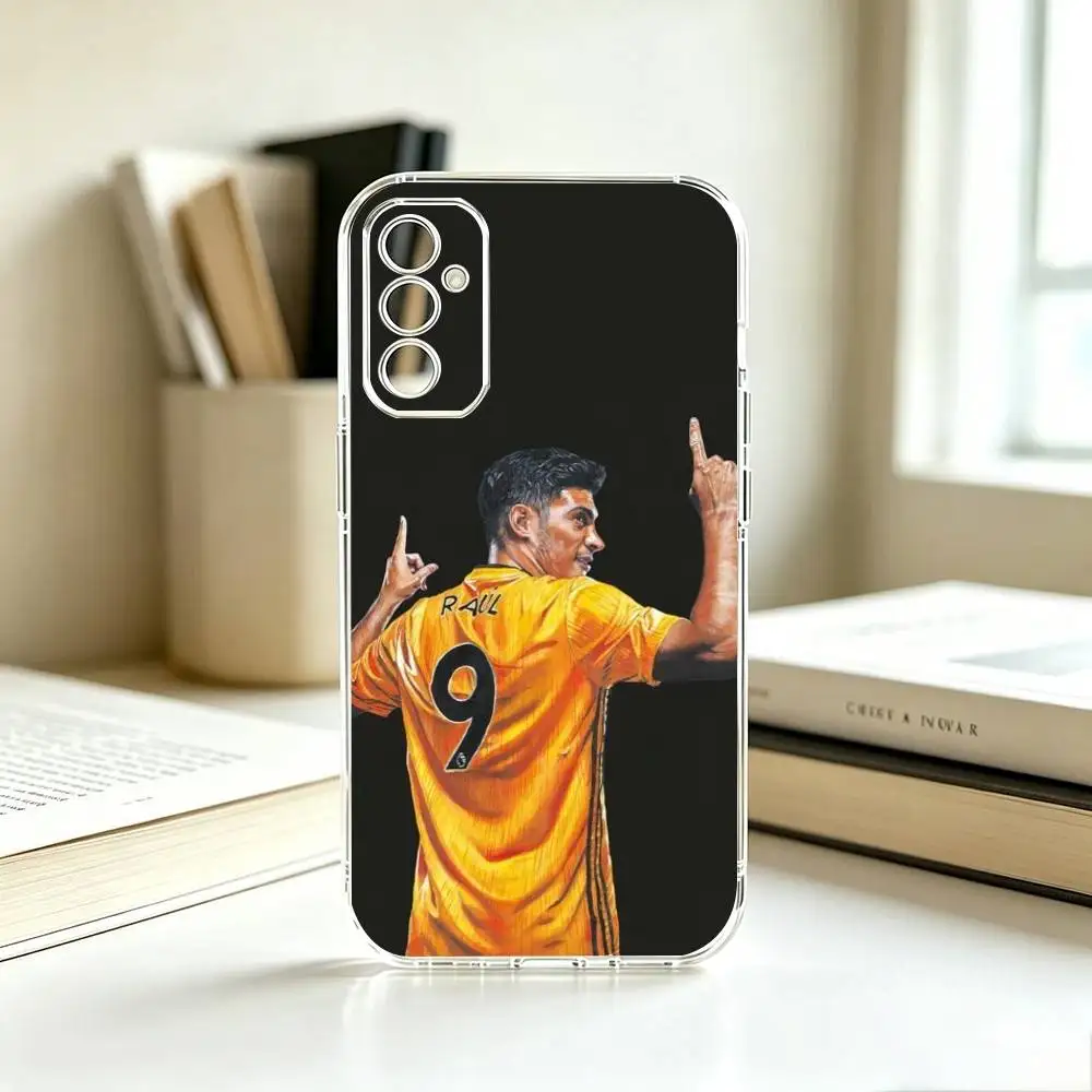 Фото Чехол для телефона Raul Jimenez-Z Football Sports для Samsung A10,12,20,21S,30,31,40,50,51,52,70,71, прозрачный чехол, подарок №2