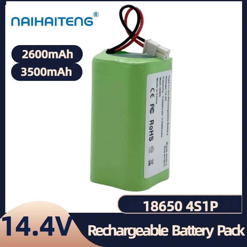 Перезаряжаемый литиевый аккумулятор 14 4 V 2600mAh 3500mAh 18650