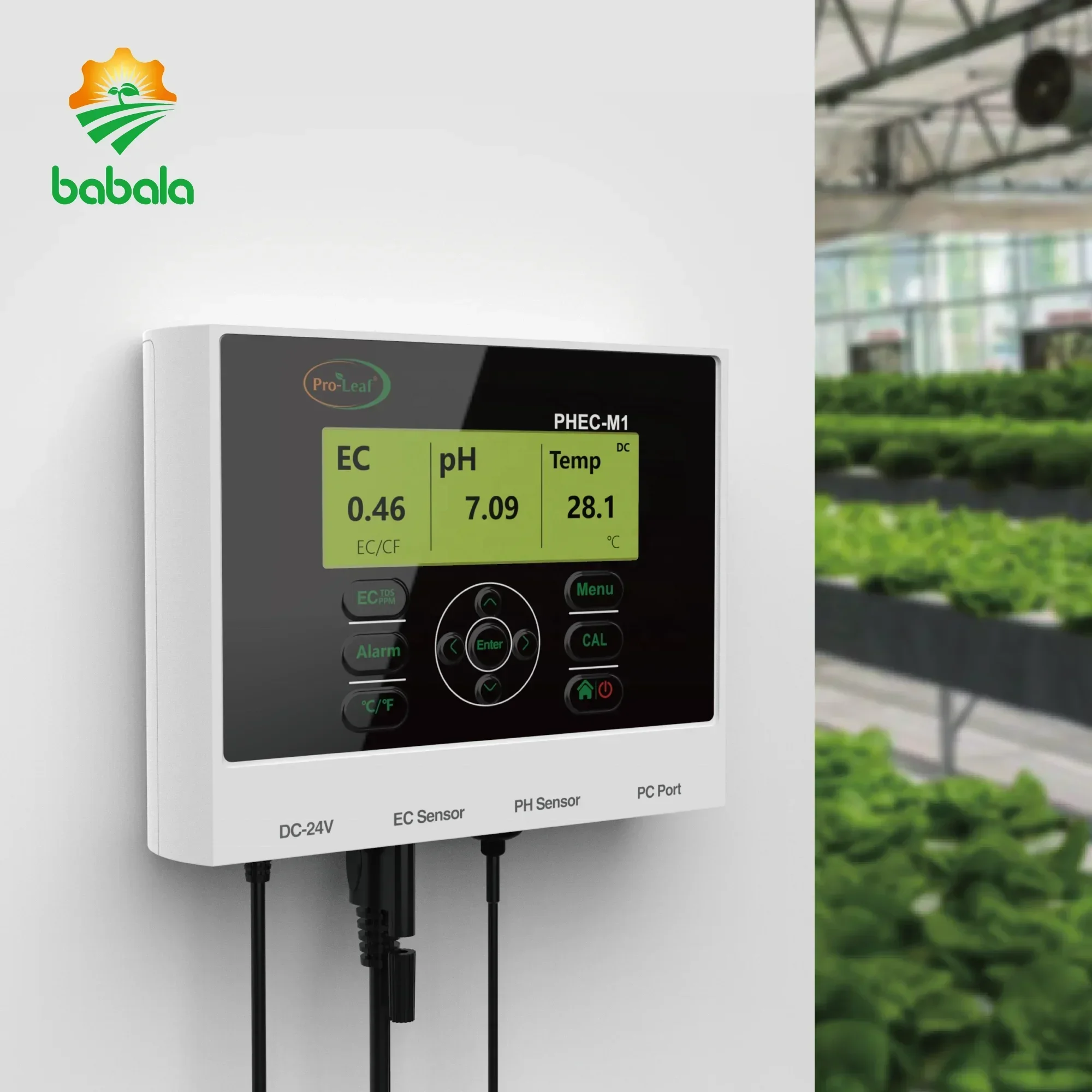 Лидер продаж экологический измеритель PH и EC для теплиц