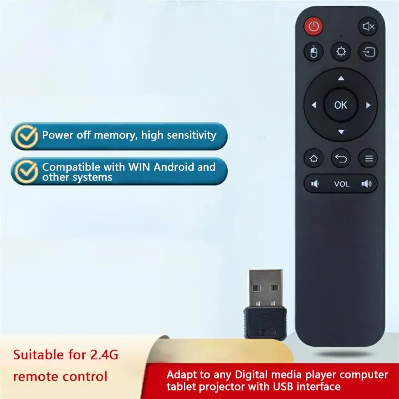 Пульт дистанционного управления BPR1S Plus BLE 5,0 Air Mouse с гироскопом, 2,4 ГГц Пульт дистанционного управления BPR1S Plus BLE 5,0 Air Mouse с гироскопом, 2,4 ГГц