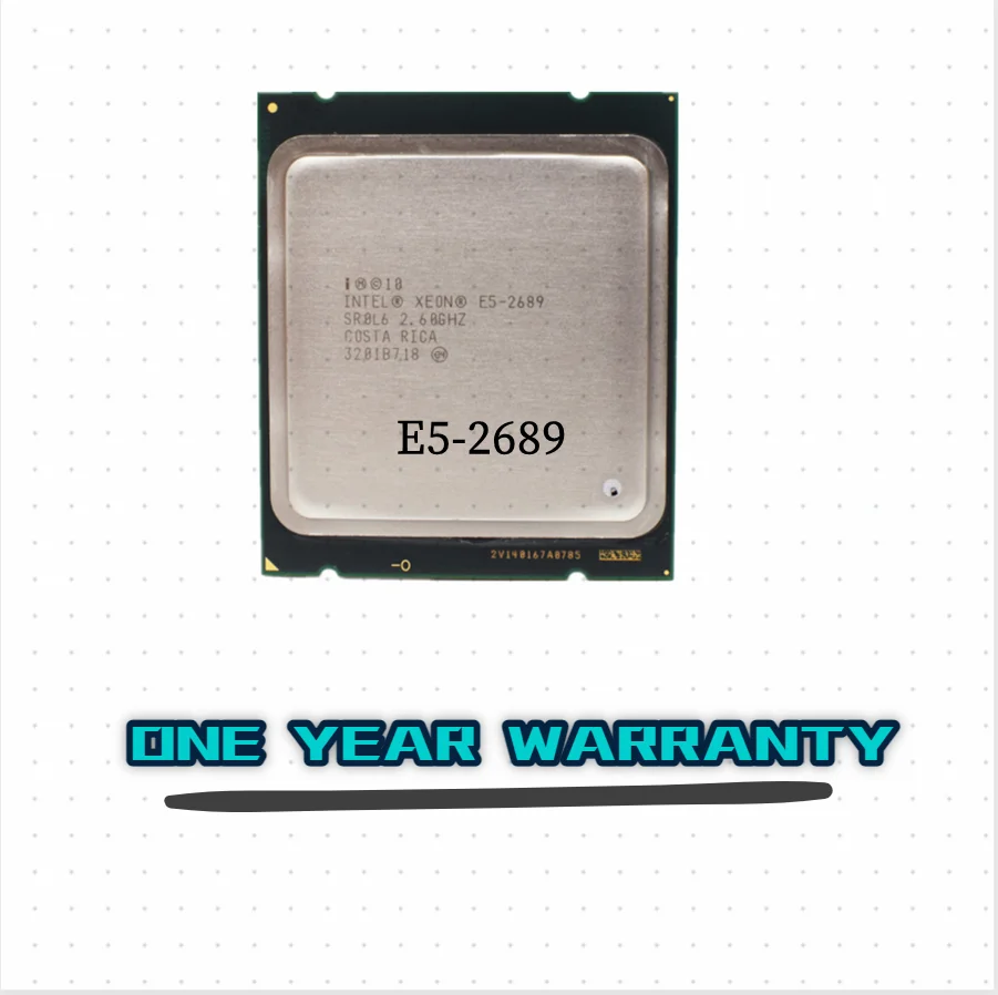 

Intel Xeon E5 2689 LGA 2011 CPU Processor 2.6GHz 8 Core 16 Threads support X79 motherboard
