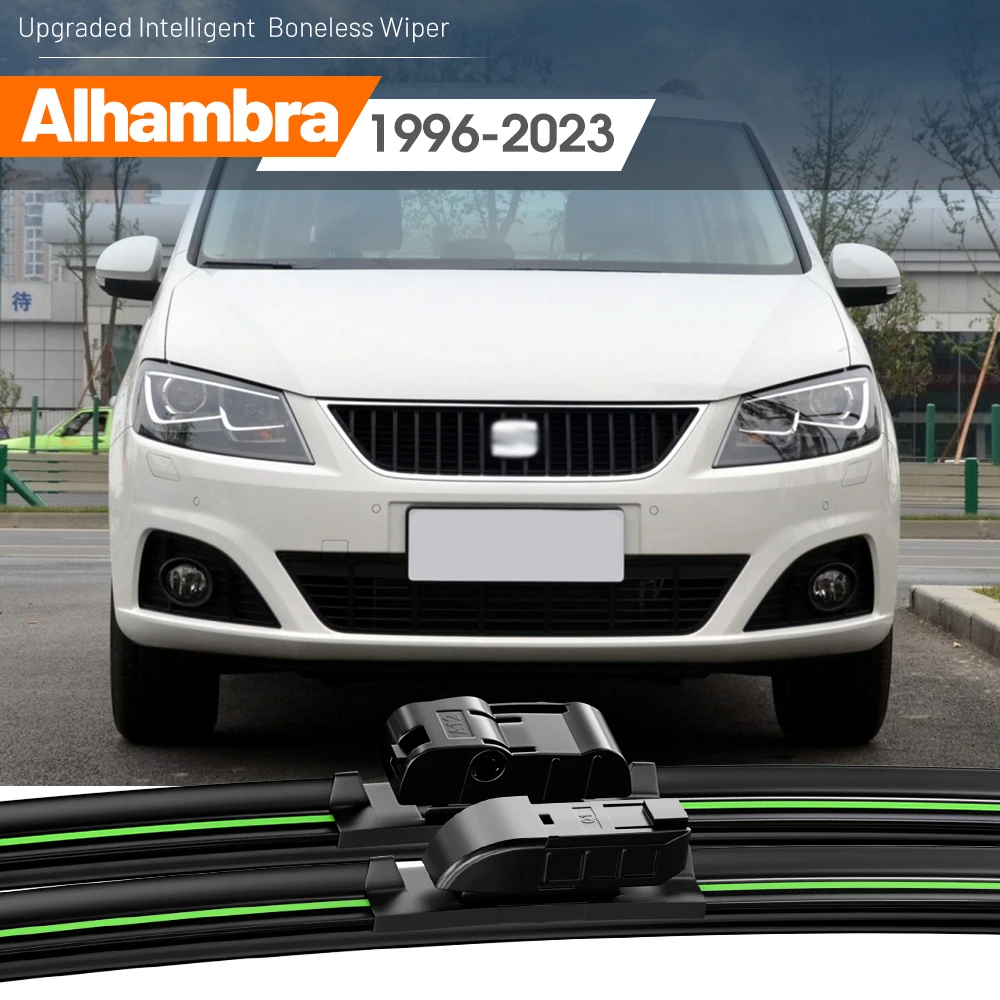 

2pcs For Seat Alhambra 7M 7N 1996-2023 Front Windshield Wiper Blades 2003 2005 2006 2010 2011 2015 Windscreen Window Accessories