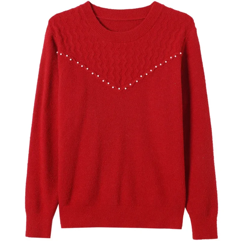 Высококачественный свитерный женский трикотаж 2024 новый стиль весенний свитер с