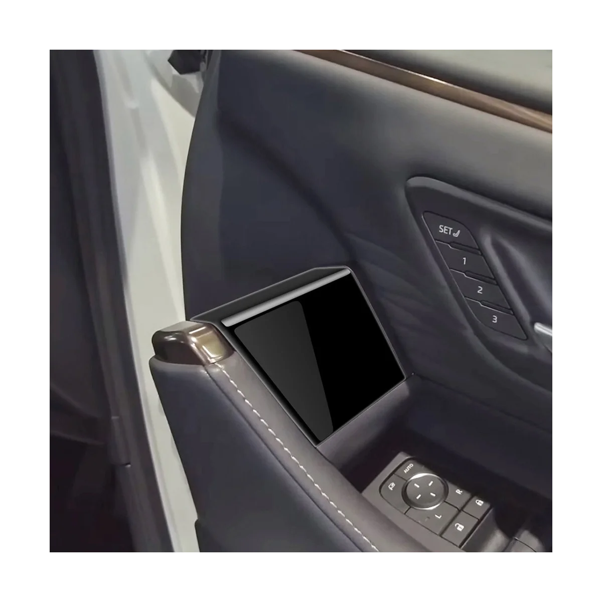 Автомобильный яркий черный Gl переключатель верхняя панель украшение для двери