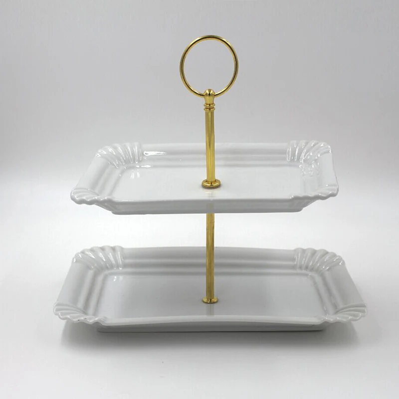 

Wedding Plate stand Decoration Parties 1pc Birthday 2/3 layers Display Shelf Cake Stick Handle Fitting Hardware