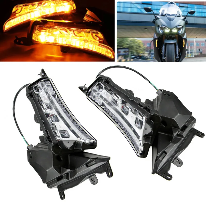 

For YAMAHA Tmax560 Tmax 560 TMAX-560 T-MAX560 XP560 2020 2021 Turn Signal Light Front Indicator Led Lights Waterproof Led Light
