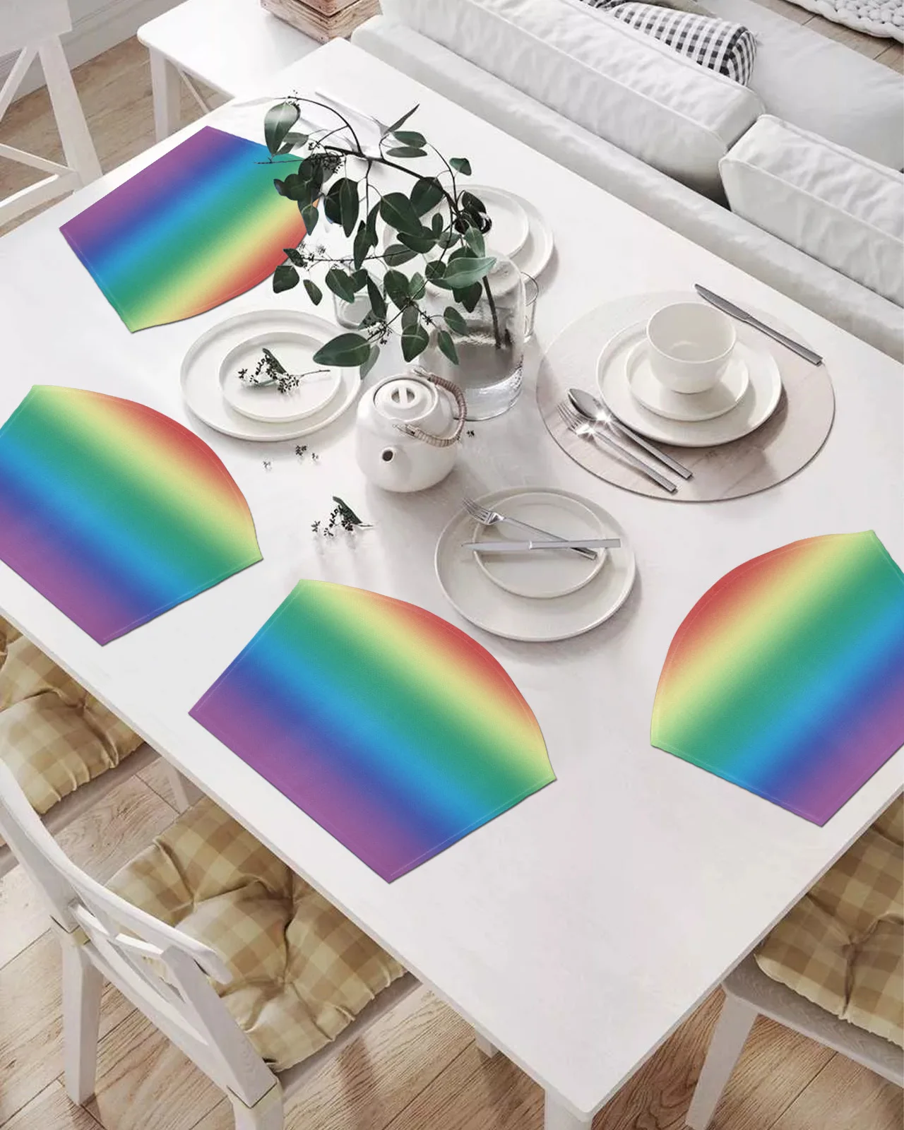 

2/4/6 шт., подставки под столовые коврики