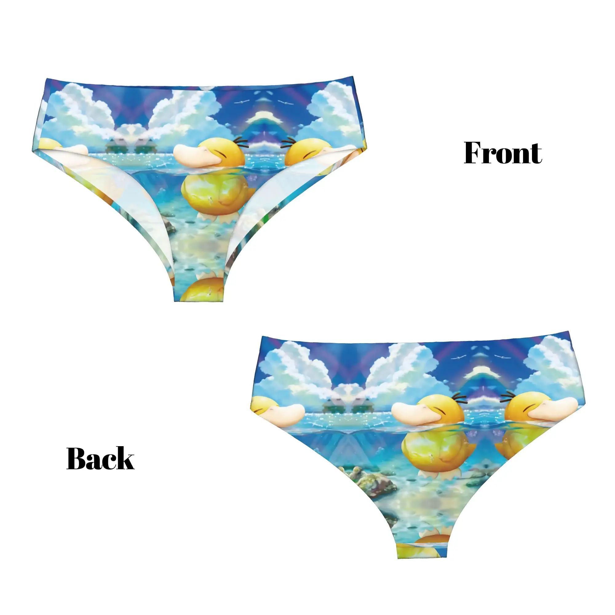 Фото Женские трусики Custom P-Psyducks: комфортное нижнее белье в стиле манга №4