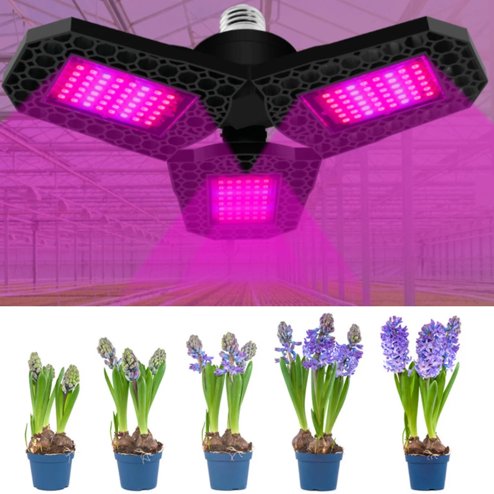 LED Phyto Lamp E27/E26  Full Spectrum LED Grow Light Plant Bulb AC85-265V Indoor Seedlings Flower Grow Tent Box IP65 water proof