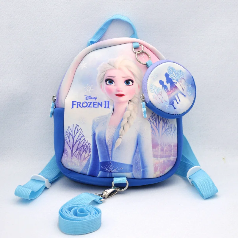 

Disney Genuine Snow and Ice Legend Princess Aisha Children's Shoulder Leisure Bag Anti Missing Girl's Baby Bag