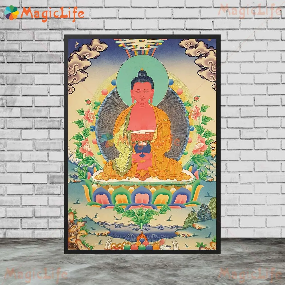 

Настенная картина на холсте Sakyamuni Bodhisattva Buddhism Amitabha