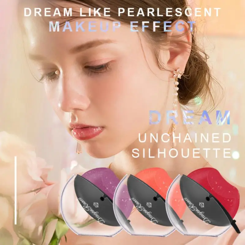 

Squeeze Into Lips Lipstick Lazy Lip Makeup Pearl Glitter Lipstick Temperature Color Change Moisturize Lipstick Cosmetic 12colors