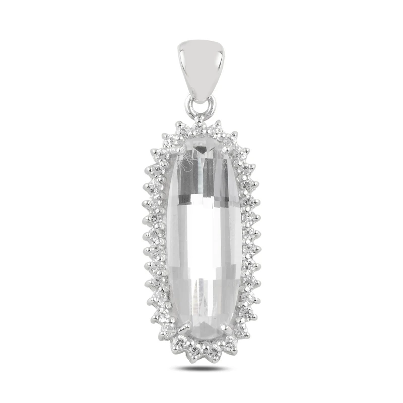 

Silver 925 Sterling Zircon Cubic Zirconia Pendant