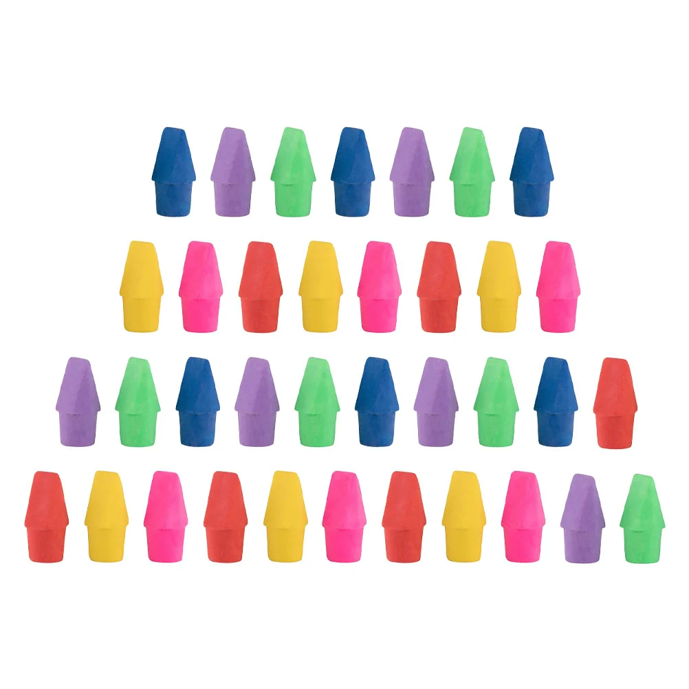 

Erasers Eraser Caps Cap Supplies School Bulk Toppers 3D Students Kids Gifts Classroom Novelty Party Toy Mini Cliptipcolor Random