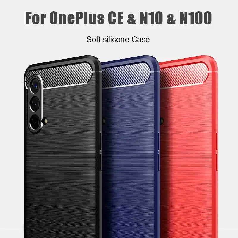 

Mokoemi Shockproof Soft Case For OnePlus Nord CE 5G N10 N100 Phone Case Cover