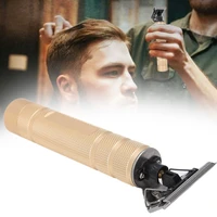hair clipper usb rechargeable household low noise electric clipper hair trimmer gold