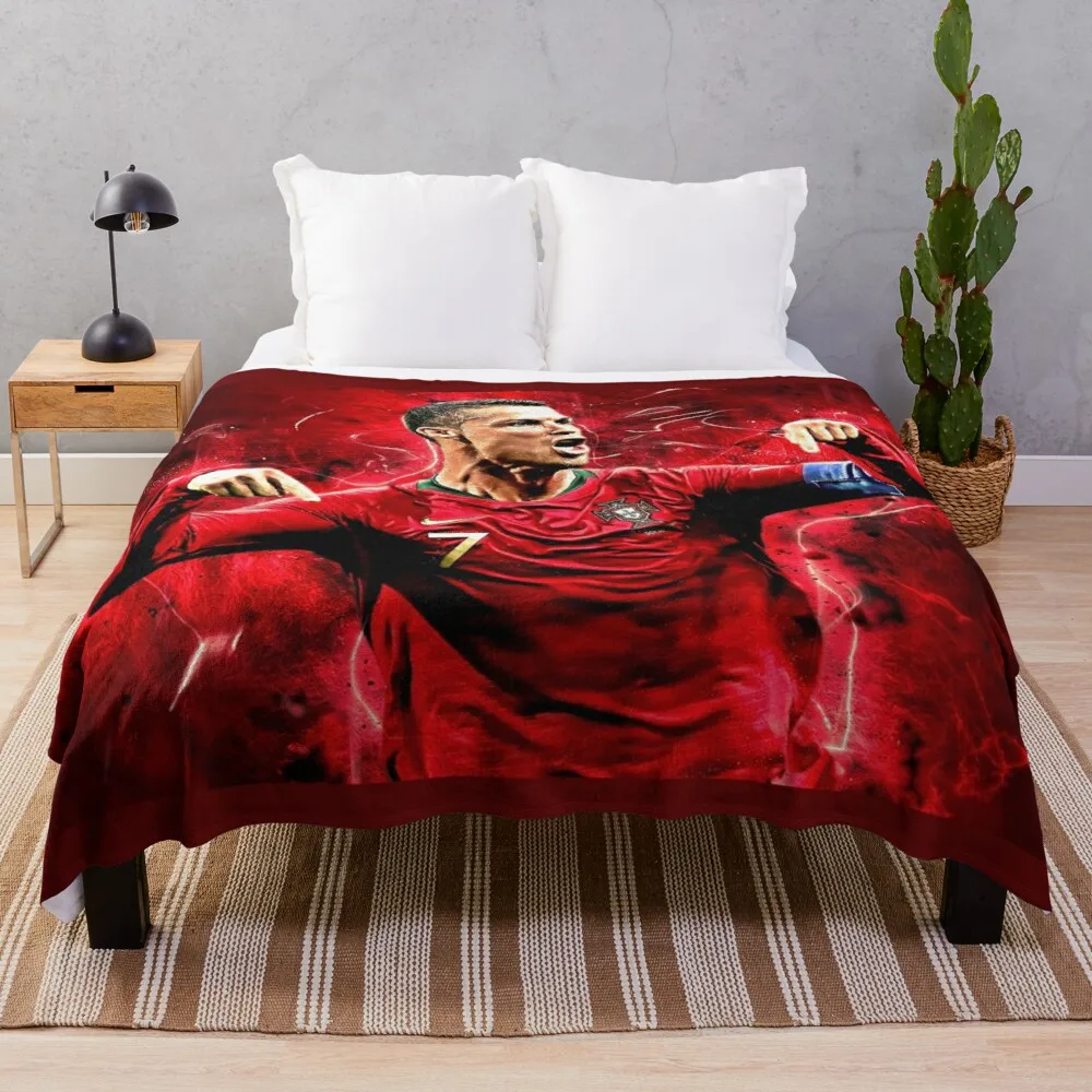 

cristiano ronaldo #33 Throw Blanket beautiful blankets