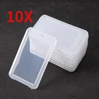 10 шт., прозрачные защитные чехлы для карт