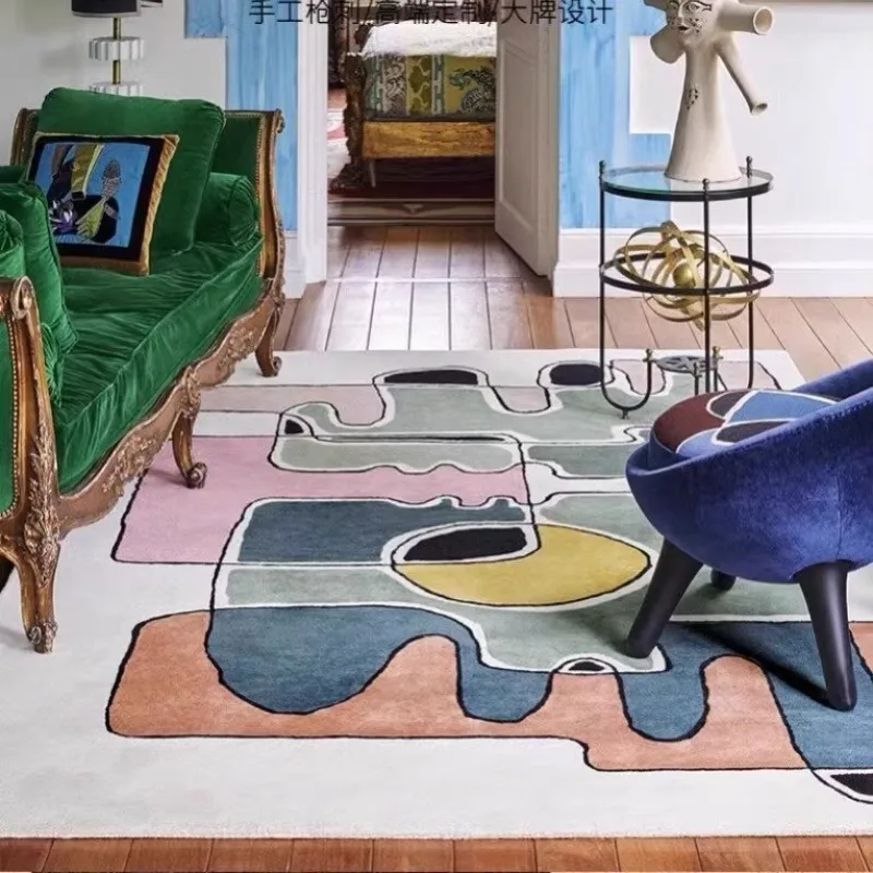 Современный элитный ковер для гостиной художественные граффити ковры спальни