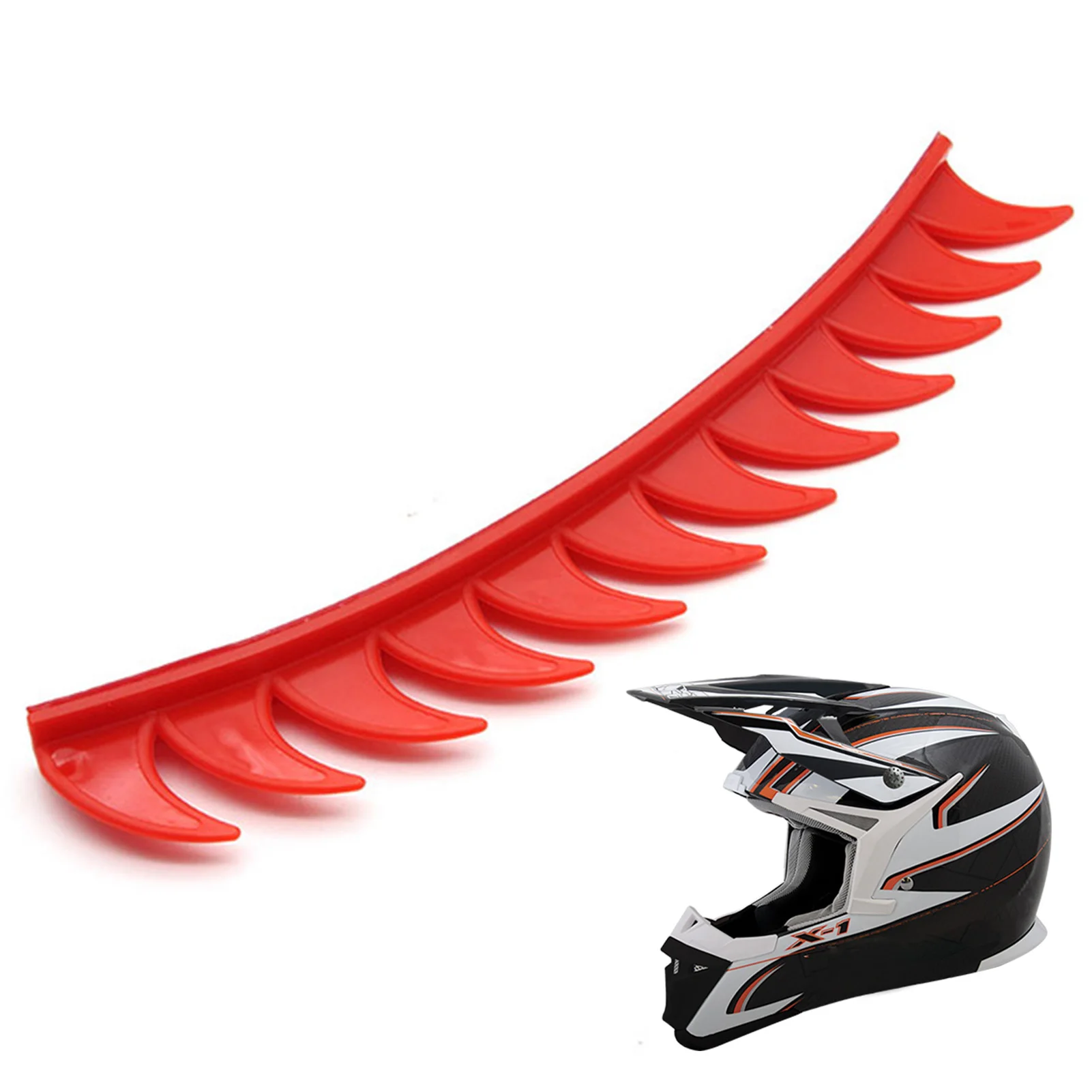 

High-Intensity Grade Reflective Mohawk Decals Helmets Sticker With Cockscomb Head Design Modified Helmets Warhawk Stickers