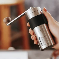 miifeios upgrade manual coffee grinder portable high quality hand grinder mill with double bearing positioning