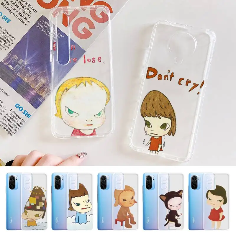 

Art Cartoon Aesthetic Yoshitomo Nara Phone Case for Samsung A12 21 30 31 51 52 70 71 for Redmi8 9 10for Honor10 70 50 Clear Case