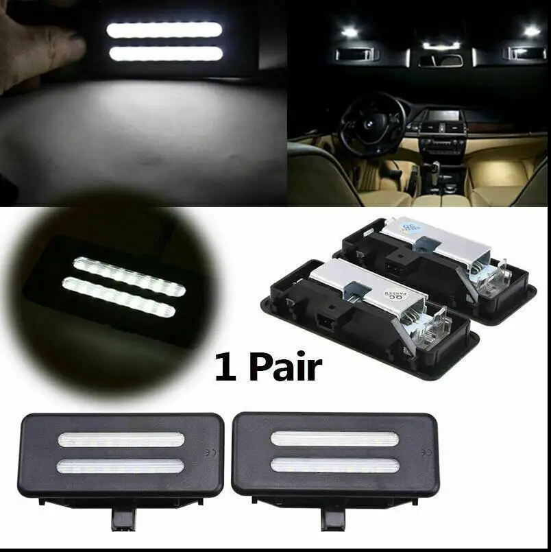 

1 Pair LED Makeup Mirror Light DHBH-Replacement Xenon White LED Vanity Mirror Light Assemblies Lamp for BMW E90 E60 E70 E84 F25