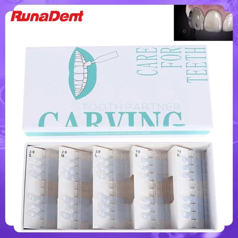 

Dental Anterior Front Veneers Filling Mould for Composite Resin Light Cure Teeth Dentist Material Tooth Whitening Tool Dentistry