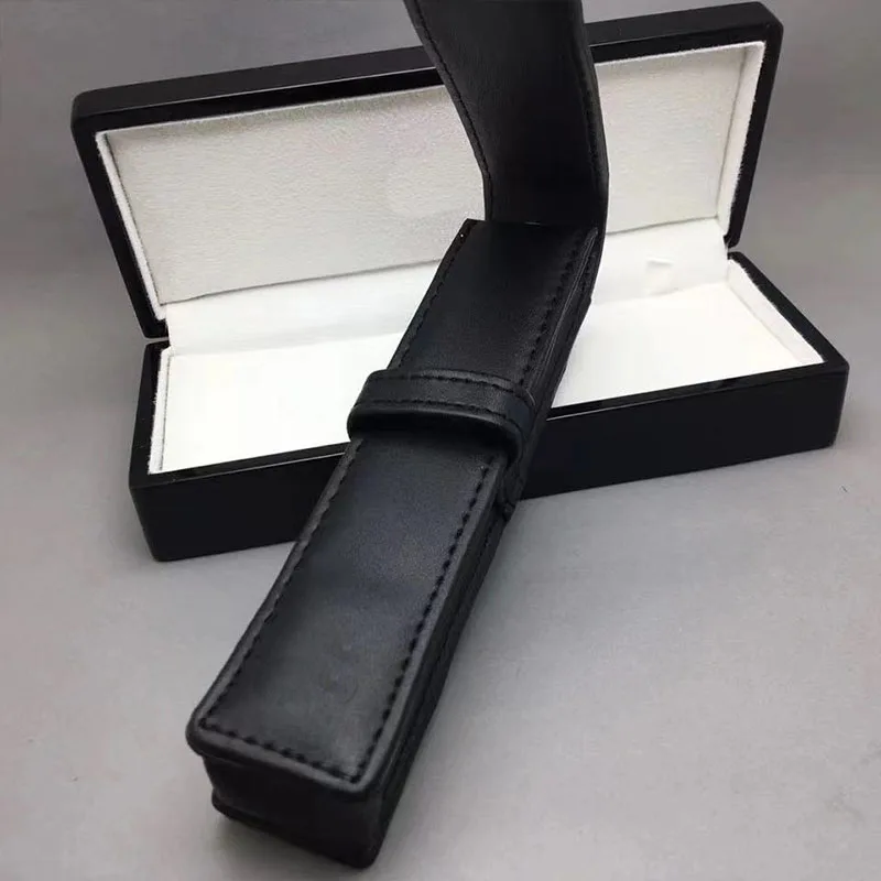 

2022 Luxury new MB fountain pen leather pencil case is suitable for all models of stationery pens pouch