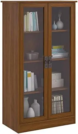 

Quinton Point Glass Door Bookcase, Espresso