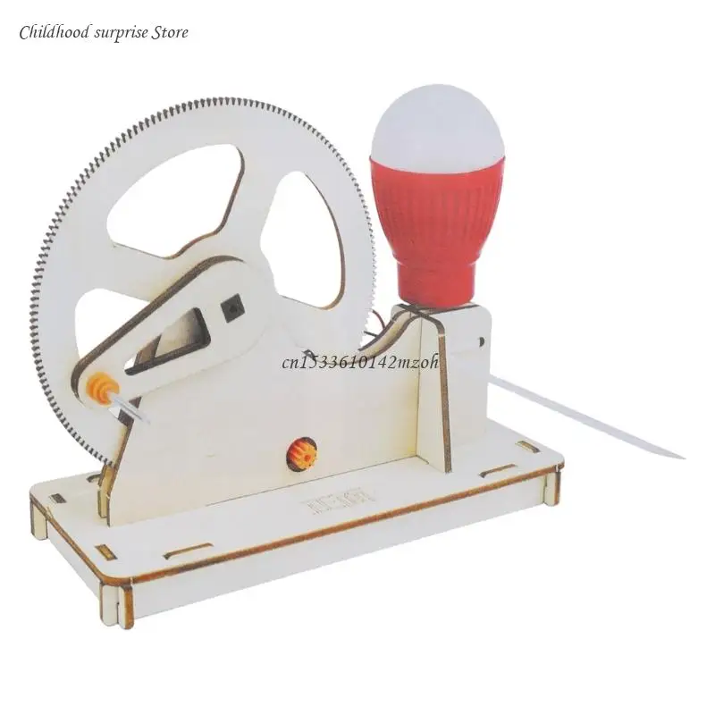 

Детский ручной генератор с реалистичной физикой, двигатель для детей 6-8 лет, игрушки для тренировки мозга, улучшения Прямая