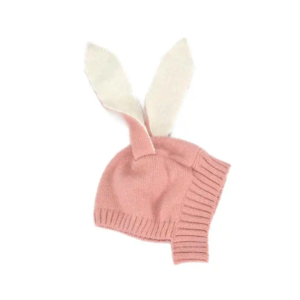 aby królik z długimi uszami czapka dzianiny maluch niemowlę króliczek typu beanie dziecięca jesienno-zimowa