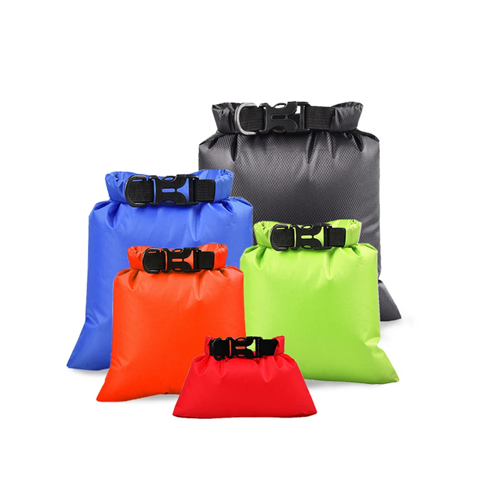 5Pcs Outdoor Waterproof Storage Bags Dry Sacks Outdoor Swimming Waterproof Bag Rafting Kayaking Sport Bag 2023 New